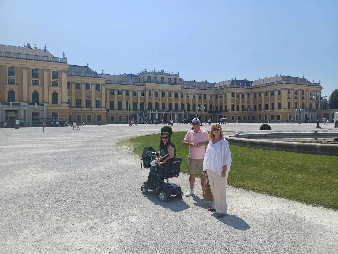 Customer at Schönbrunn Palace Vienna
